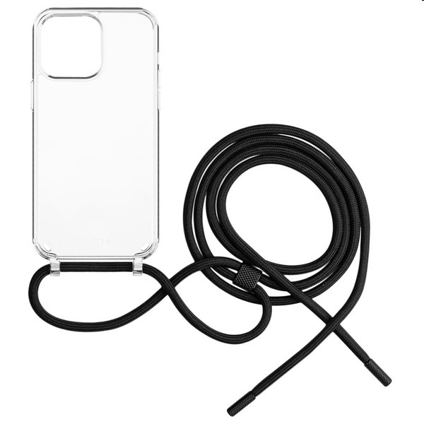 FIXED Pure Neck se šnůrkou na krk pro Apple iPhone 7/8/SE (2020/2022), černá
