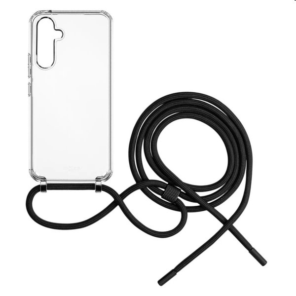 FIXED Pure Neck se šnůrkou na krk pro Samsung Galaxy A54 5G, černá