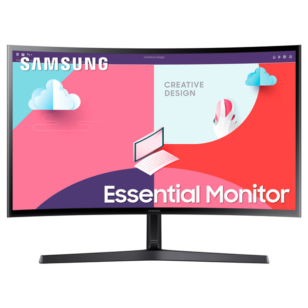 Samsung S366C 27" FHD Monitor, black