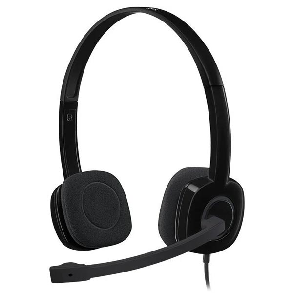 Sluchátka Logitech H151, černá Sluchátka Logitech H151, černá