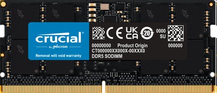 Crucial 16GB DDR5-4800 SODIMM CL40