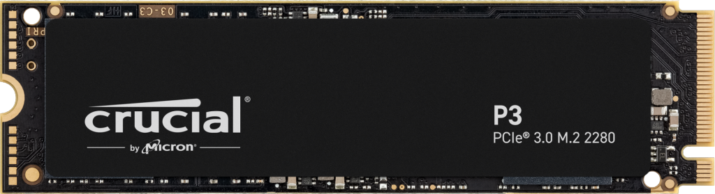 Crucial SSD P3 2 TB M.2 NVMe Gen3 3500/3000 MBps Crucial SSD P3 2 TB M.2 NVMe Gen3 3500/3000 MBps
