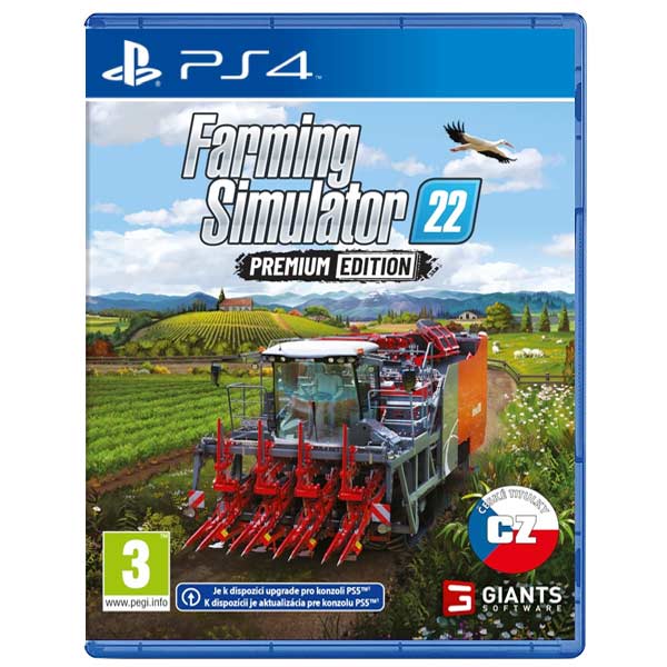 Farming Simulator 22 CZ (Premium Edition) [PS4] - BAZAR (použité zboží)