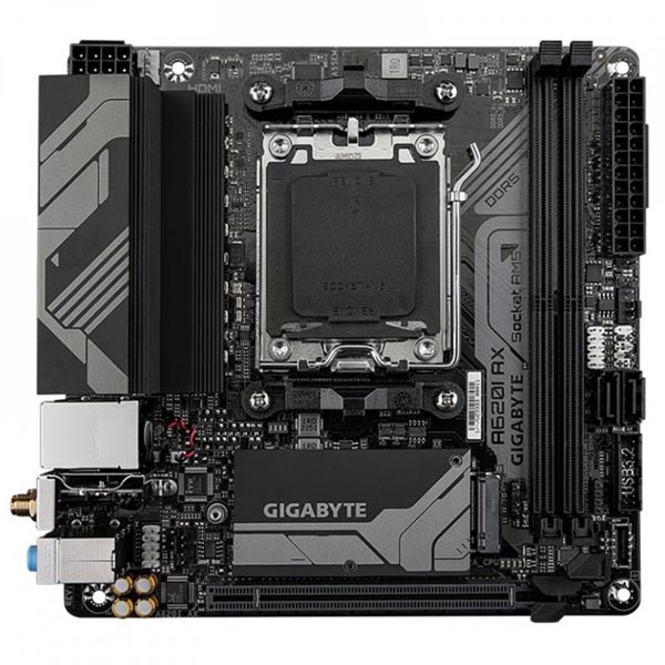 Gigabyte A620I AX, AMD A620, AM5, 2xDDR5, mini-ITX