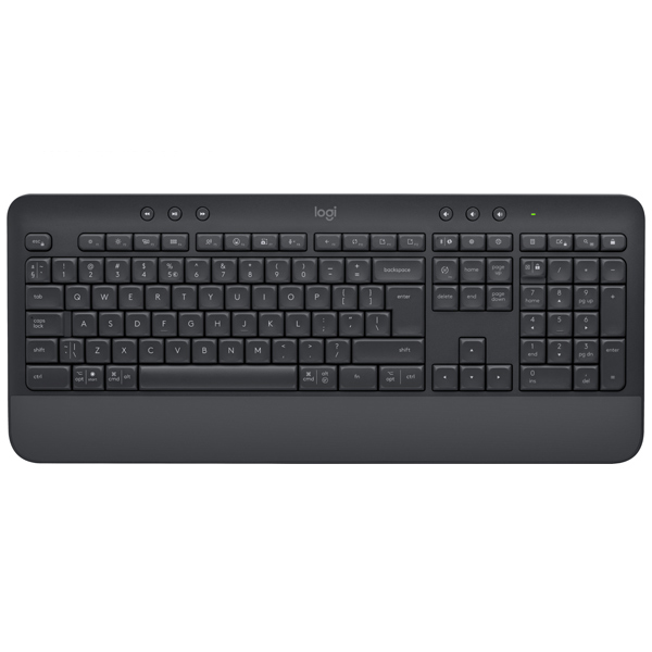 Logitech K650 Signature Wireless keyboard, CZ/SK, graphite