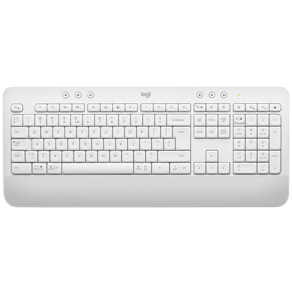Logitech K650 Signature Wireless keyboard, CZ/SK, offwhite