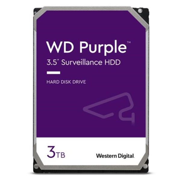 WD Purple 3 TB HDD 3,5" SATA 5400 RPM 3R