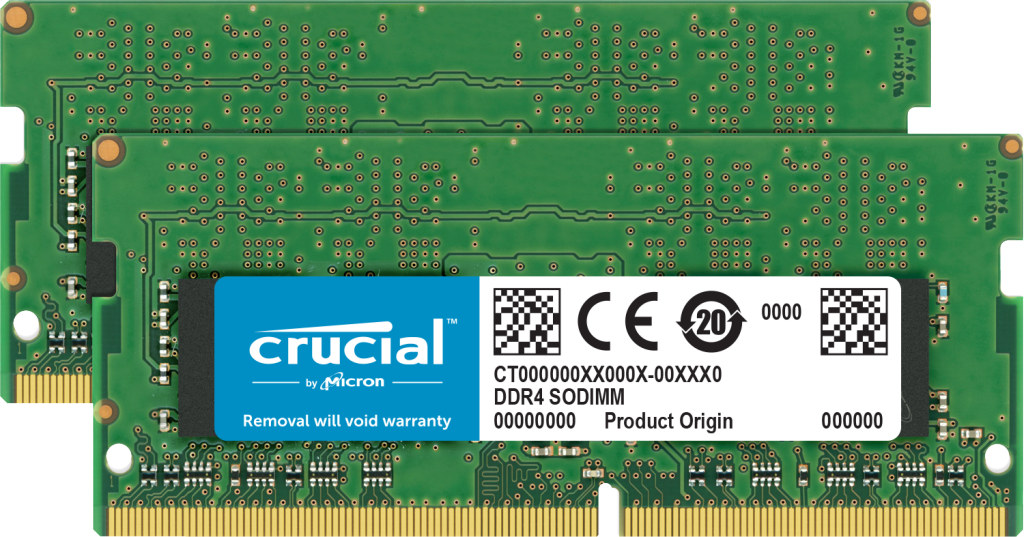 Crucial 64GB SODIMM kit DDR4 3200 CL22 Crucial 64GB SODIMM kit DDR4 3200 CL22