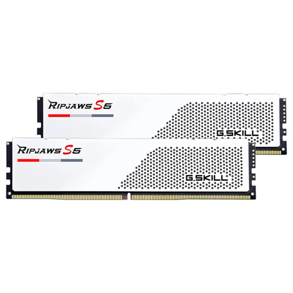 G.SKILL 32 GB kit DDR5 5600 CL28 Ripjaws S5 white G.SKILL 32 GB kit DDR5 5600 CL28 Ripjaws S5 white