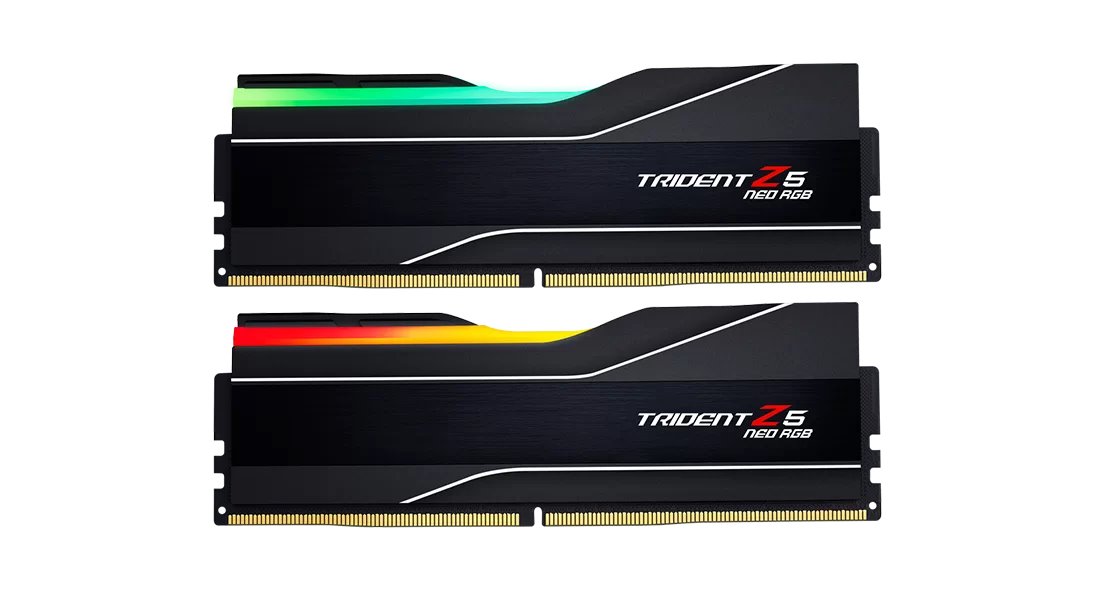 G.SKILL 32GB kit DDR5 6000 CL36 Trident Z5 Neo RGB AMD EXPO G.SKILL 32GB kit DDR5 6000 CL36 Trident Z5 Neo RGB AMD EXPO