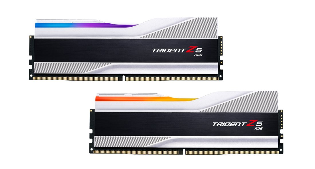 G.SKILL 32GB kit DDR5 6800 CL34 Trident Z5 RGB silver G.SKILL 32GB kit DDR5 6800 CL34 Trident Z5 RGB silver