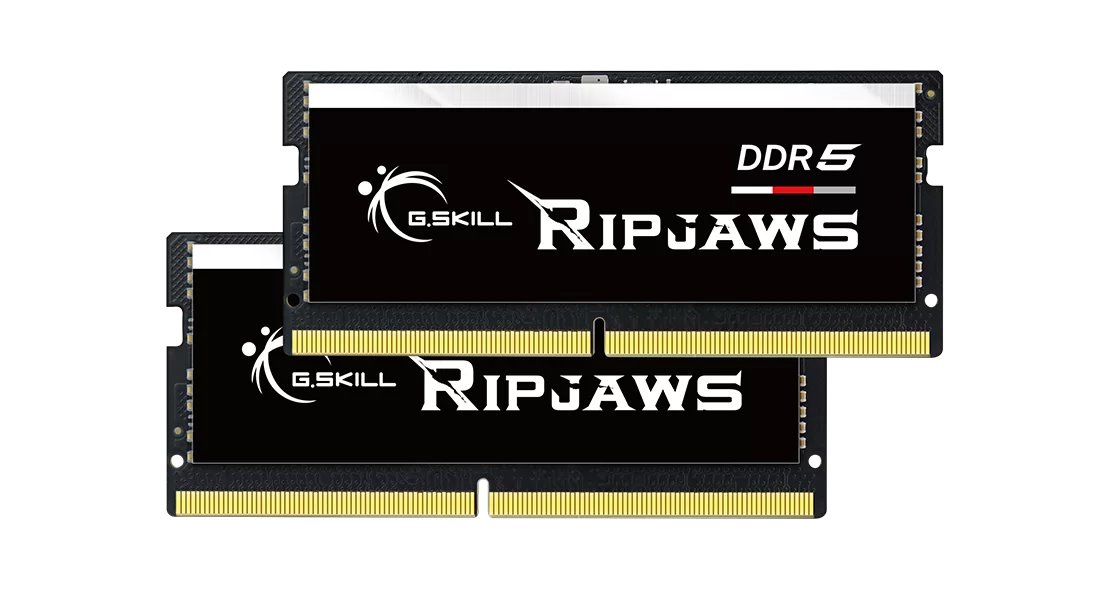 G.SKILL 32GB SODIMM kit DDR5 4800 CL40 Ripjaws G.SKILL 32GB SODIMM kit DDR5 4800 CL40 Ripjaws