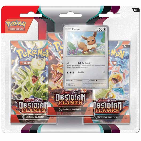 Kartová hra Pokémon TCG: Scarlet & Violet Obsidian Flames 3 Blister Eevee (Pokémon) Kartová hra Pokémon TCG: Scarlet & Violet Obsidian Flames 3 Blister Eevee (Pokémon)