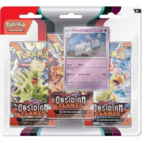 Kartová hra Pokémon TCG: Scarlet & Violet Obsidian Flames 3 Blister Houndstone (Pokémon) Kartová hra Pokémon TCG: Scarlet & Violet Obsidian Flames 3 Blister Houndstone (Pokémon)