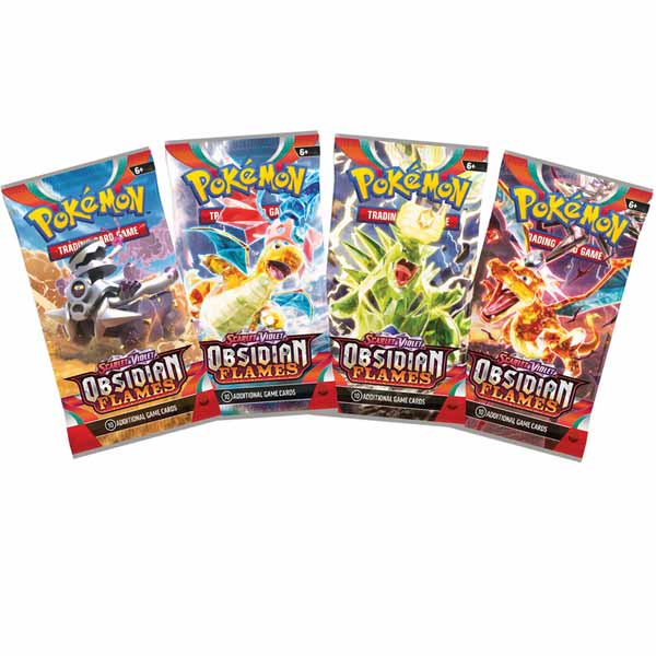 Dárek - Karetní hra Pokémon TCG: Scarlet & Violet Obsidian Flames Booster (Pokémon) v ceně 99,- Kč