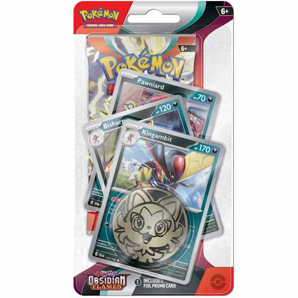 Kartová hra Pokémon TCG: Scarlet & Violet Obsidian Flames Premium Checklane Blister Kingambit Kartová hra Pokémon TCG: Scarlet & Violet Obsidian Flames Premium Checklane Blister Kingambit
