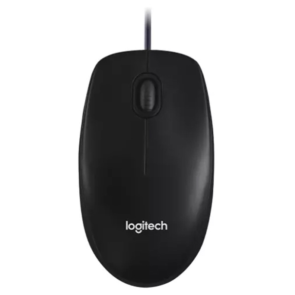 Logitech M100 Cable Mouse, black