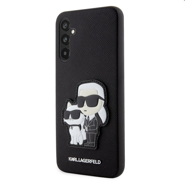 Pouzdro Karl Lagerfeld PU Saffiano Karl and Choupette NFT pro Samsung Galaxy A54 5G, černé