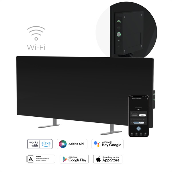 Aeno Premium Eco Smart Heater AGH4S černý Aeno Premium Eco Smart Heater AGH4S černý