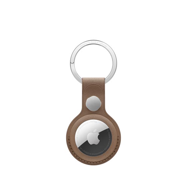 Apple AirTag FineWoven Key Ring - Taupe