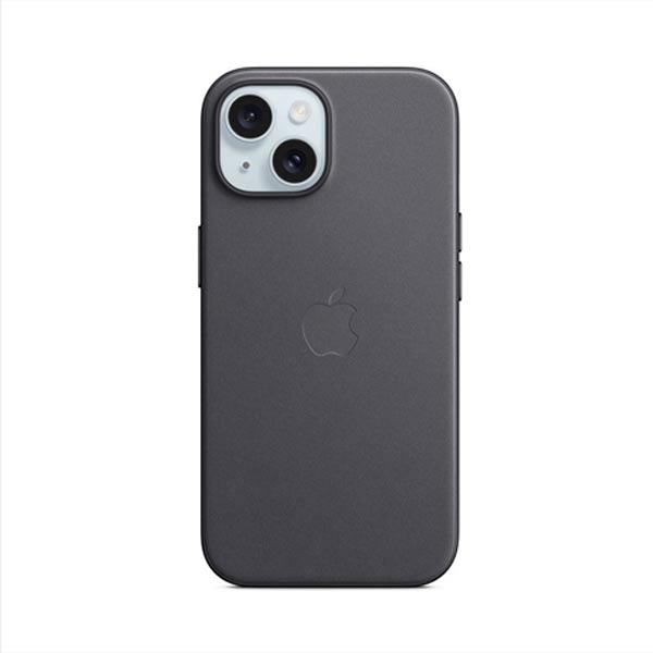 Apple iPhone 15 FineWoven Case with MagSafe - Black Apple iPhone 15 FineWoven Case with MagSafe - Black
