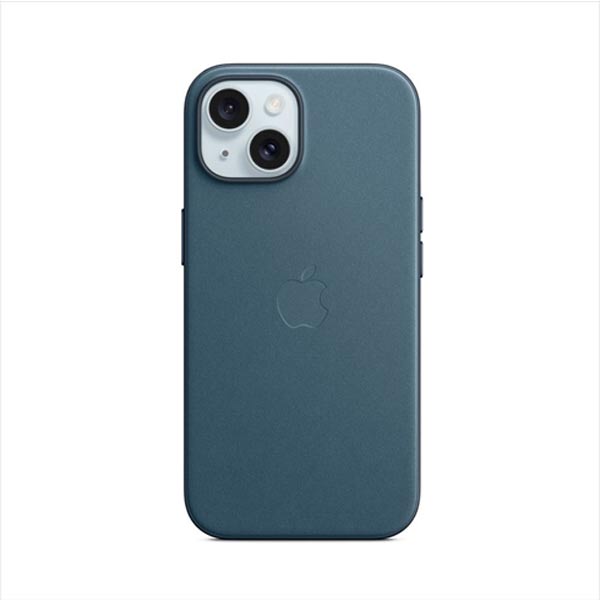 Apple iPhone 15 FineWoven Case with MagSafe - Pacific Blue