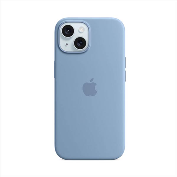 Apple iPhone 15 Plus Silicone Case with MagSafe - Winter Blue