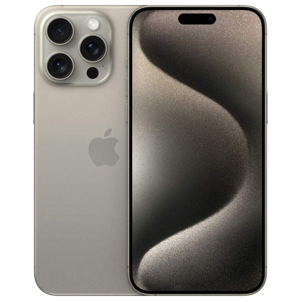 Apple iPhone 15 Pro Max, 256GB, natural titanium, Třída A - použito, záruka 12 měsíců