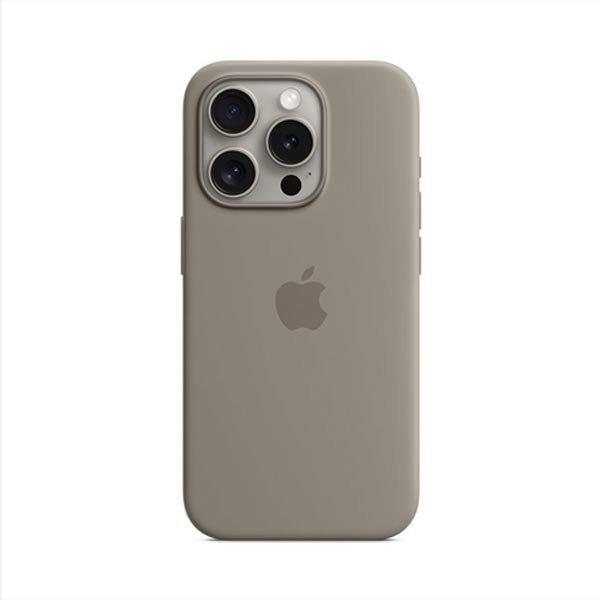 Apple iPhone 15 Pro Max Silicone Case with MagSafe - Clay