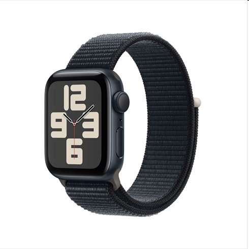 Apple Watch SE GPS 40mm Midnight Aluminium Case with Midnight Sport Loop