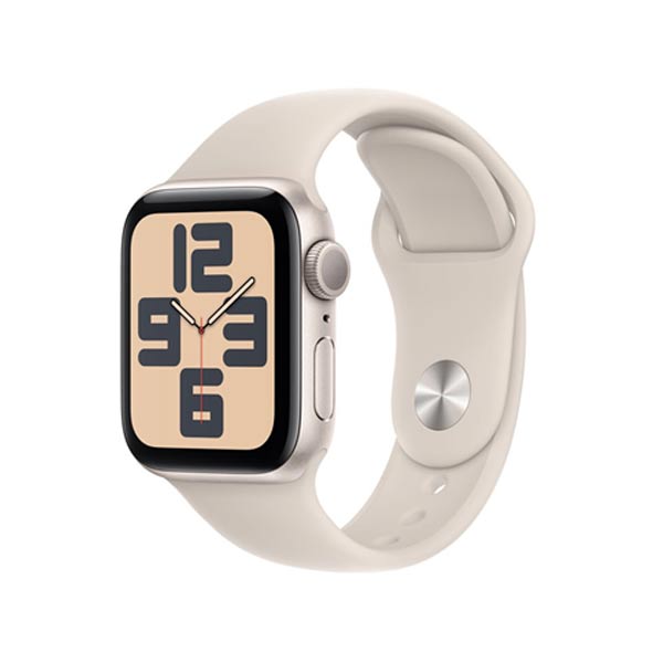 Apple Watch SE GPS 44mm Starlight Aluminium Case with Starlight Sport Band - M/L Apple Watch SE GPS 44mm Starlight Aluminium Case with Starlight Sport Band - M/L