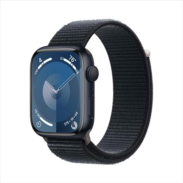 Apple Watch Series 9 GPS 45mm Midnight Aluminium Case with Midnight Sport Loop
