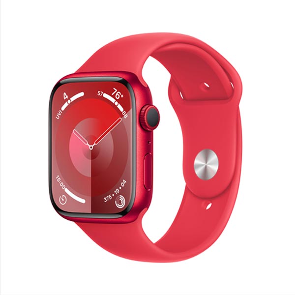 Apple Watch Series 9 GPS 45mm (PRODUCT)RED Aluminium Case with (PRODUCT)RED Sport Band - M/L