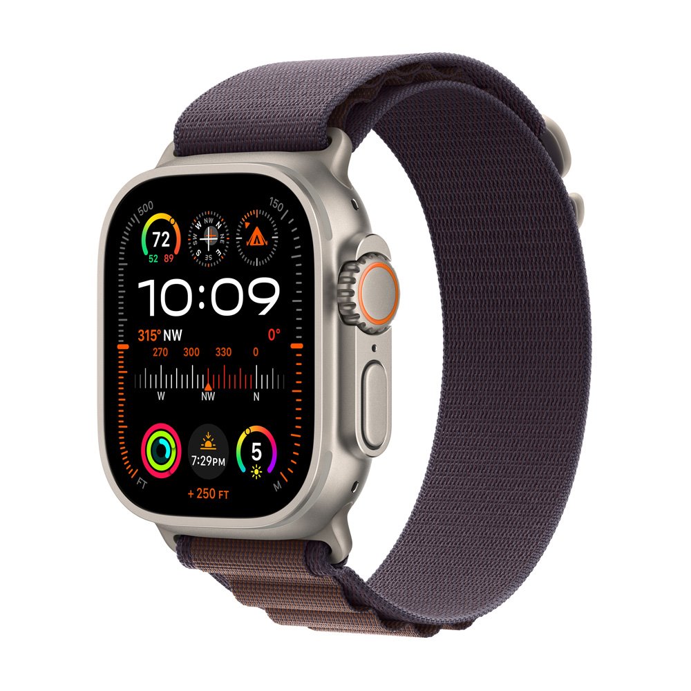 Apple Watch Ultra 2 GPS + Cellular, 49mm Titanium Case, Třída B - použito, záruka 12 měsíců