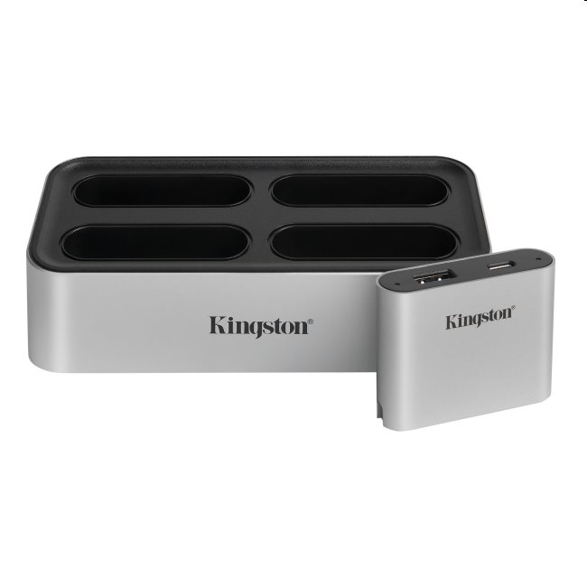 Dokovací stanice pro čtečky paměťových karet Kingston Workflow + USB mini HUB Dokovací stanice pro čtečky paměťových karet Kingston Workflow + USB mini HUB