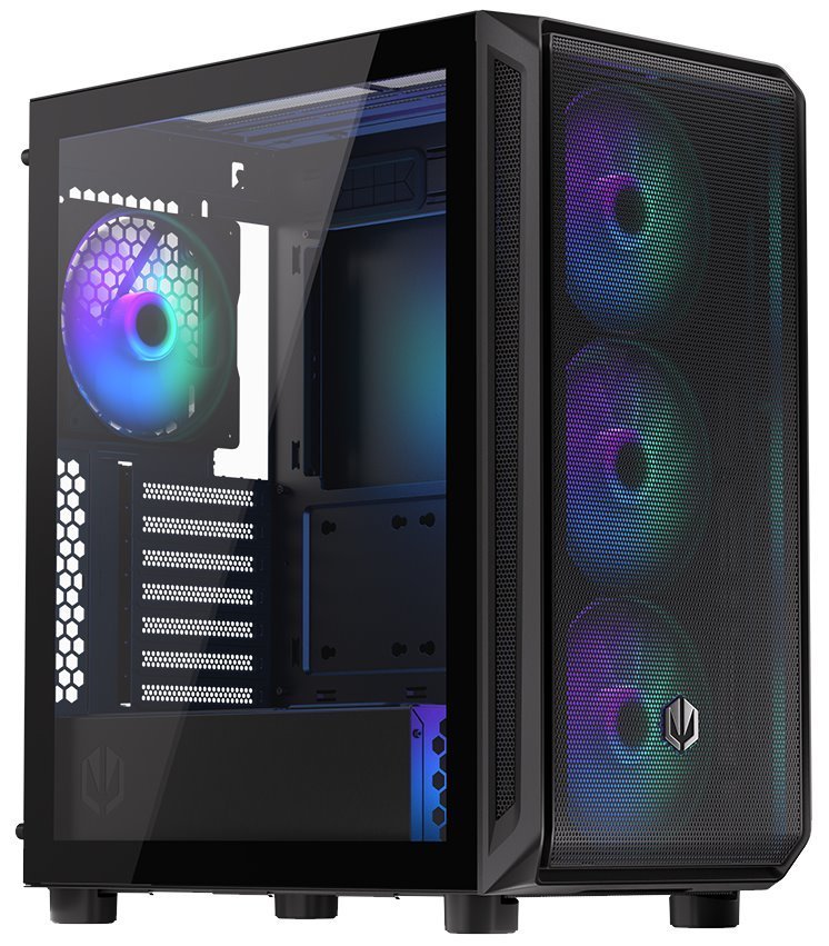 ENDORFY case Arx 500 aRGB / ATX / 4x140mm aRGB fan / 2xUSB/ USB-C / tempered glass, black ENDORFY case Arx 500 aRGB / ATX / 4x140mm aRGB fan / 2xUSB/ USB-C / tempered glass, black