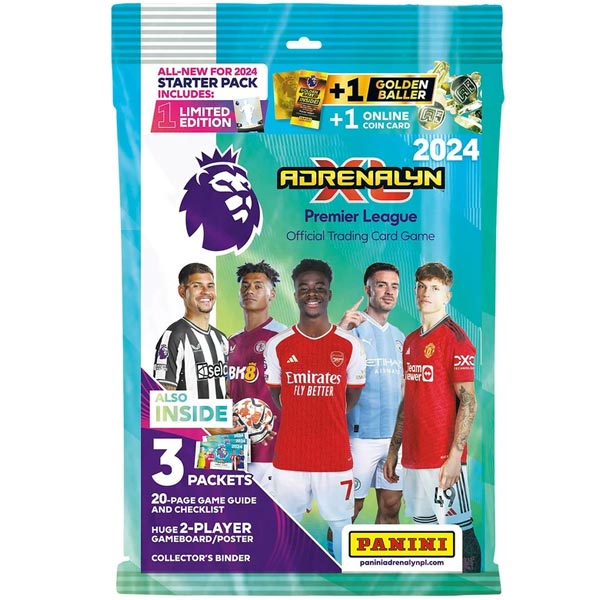 Fotbalové Karty Panini Premier League 2023/2024 Adrenalyn Starter Set