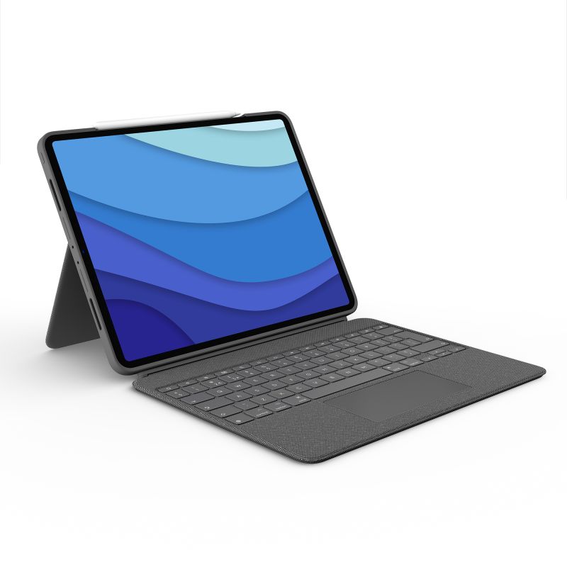 Logitech COMBO TOUCH pre iPad Pro 12.9" (5. a 6. gen.) - šedá - UK Logitech COMBO TOUCH pre iPad Pro 12.9" (5. a 6. gen.) - šedá - UK