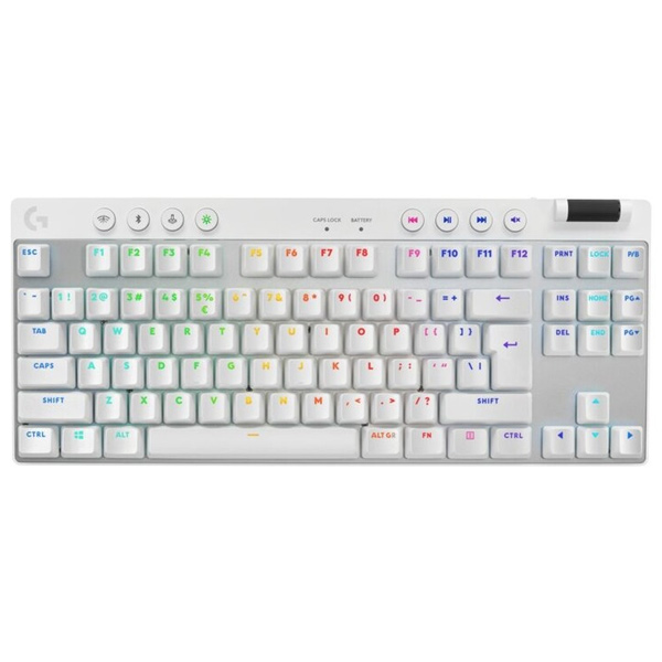 Logitech PRO X TKL Lightspeed Gaming Keyboard US, white