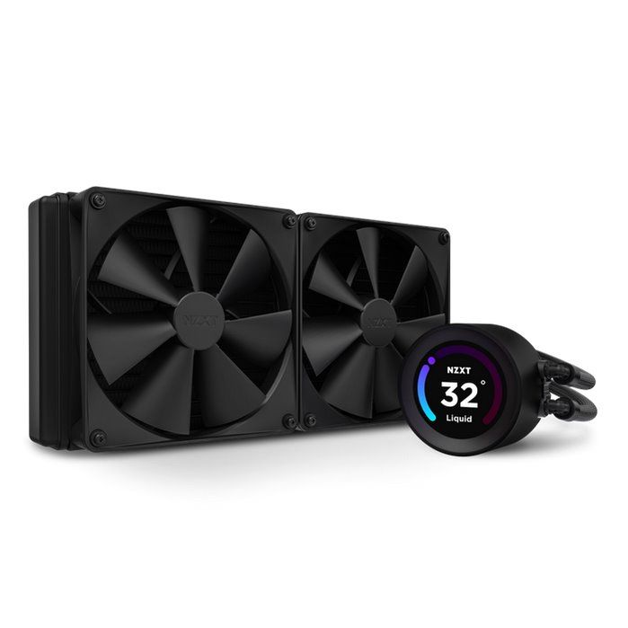 NZXT AIO liquid cooler CPU Kraken 280 ELITE / 2x140mm fan / 4-pin PWM / LCD display / black NZXT AIO liquid cooler CPU Kraken 280 ELITE / 2x140mm fan / 4-pin PWM / LCD display / black
