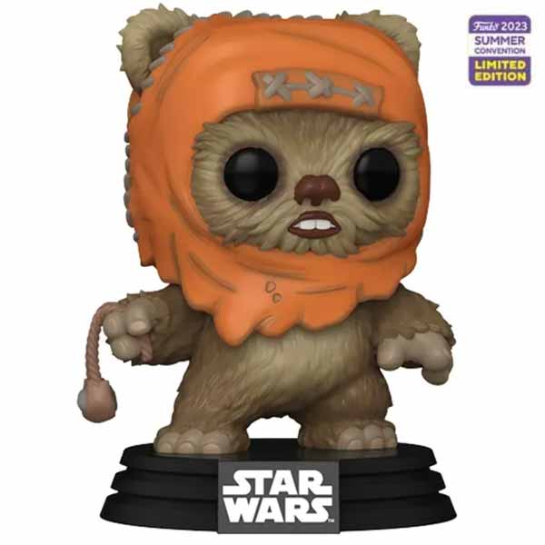 POP! Wicket with Slingshot (Star Wars) 2023 Summer Convention Limited Edition - OPENBOX (Rozbalené zboží s plnou zárukou )