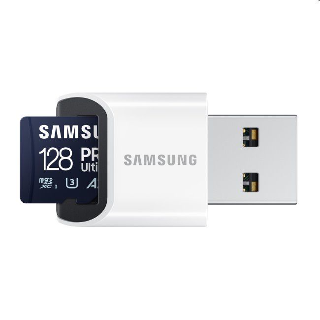 Samsung PRO Ultimate Micro SDXC 128GB + USB adaptér Samsung PRO Ultimate Micro SDXC 128GB + USB adaptér