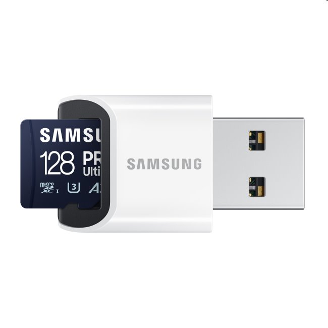 Samsung PRO Ultimate Micro SDXC 128GB + USB adaptér
