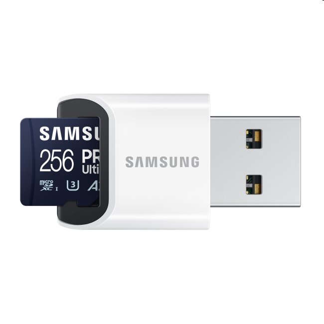 Samsung PRO Ultimate Micro SDXC 256GB + USB adaptér Samsung PRO Ultimate Micro SDXC 256GB + USB adaptér