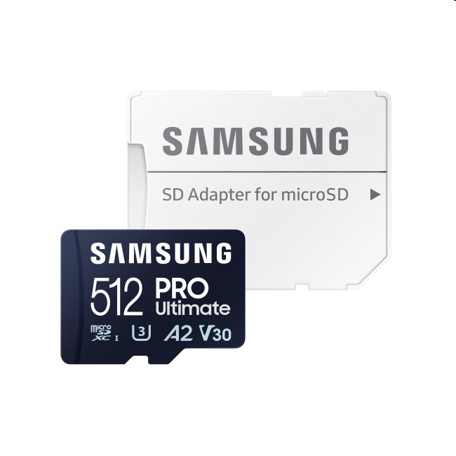 Samsung PRO Ultimate Micro SDXC 512GB + SD adaptér