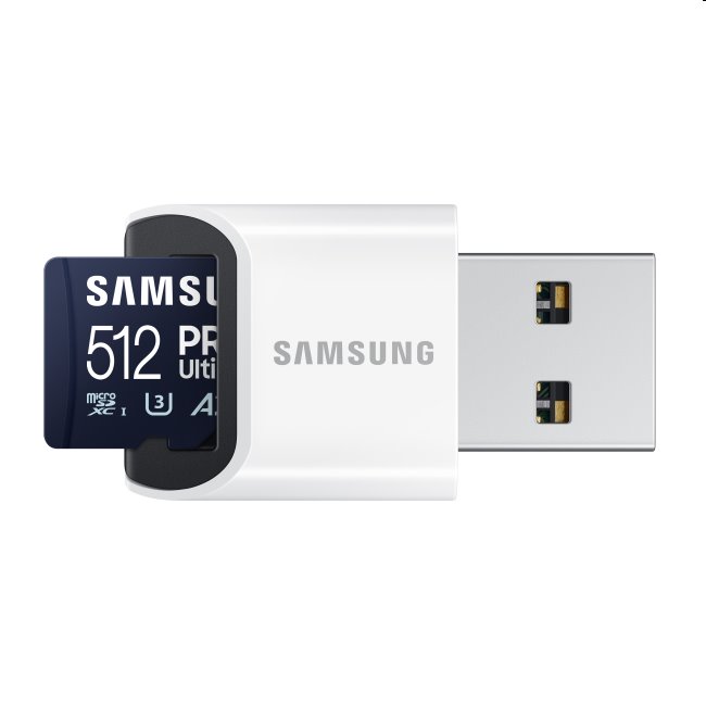 Samsung PRO Ultimate Micro SDXC 512GB + USB adaptér Samsung PRO Ultimate Micro SDXC 512GB + USB adaptér