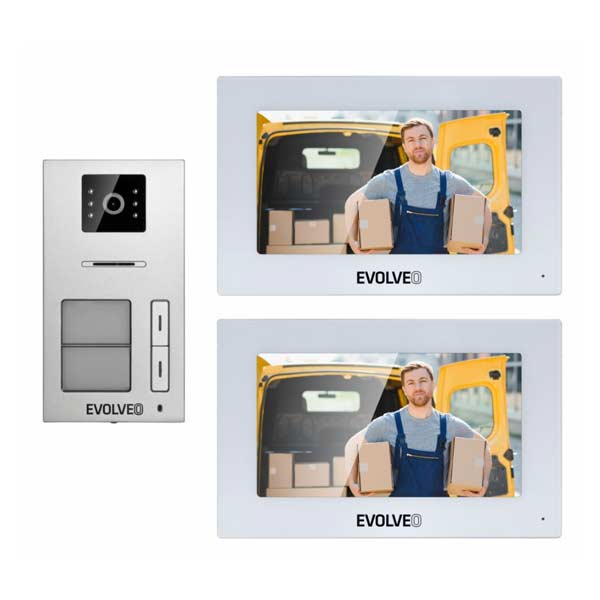 Evolveo DoorPhone AP2-2 kabelový videotelefon pro dva byty s aplikací