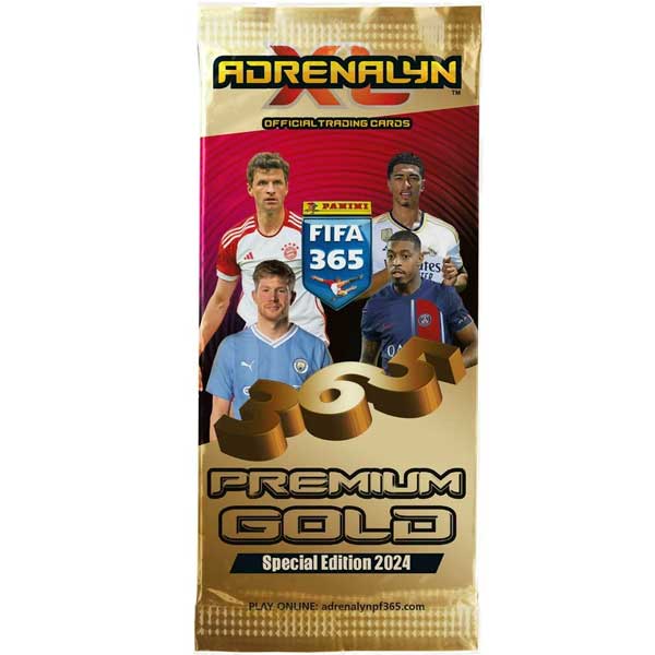 Fotbalové karty Panini 365 2023/2024 Adrenalyn Gold Packet Fotbalové karty Panini 365 2023/2024 Adrenalyn Gold Packet