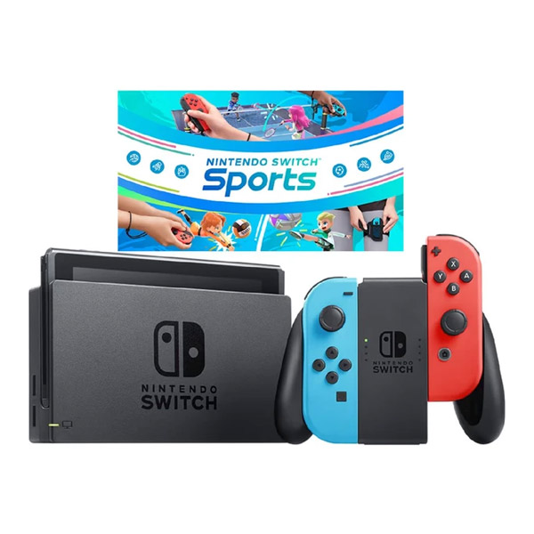 Nintendo Switch Neon + Switch Sports + 3 měsíční předplatné