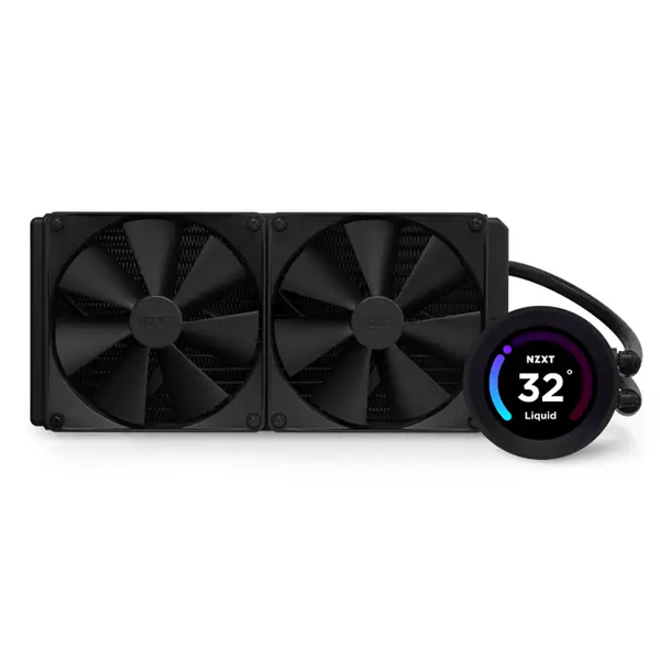 NZXT AIO vodní chladič CPU Kraken 240 ELITE, LCD displej, černý NZXT AIO vodní chladič CPU Kraken 240 ELITE, LCD displej, černý